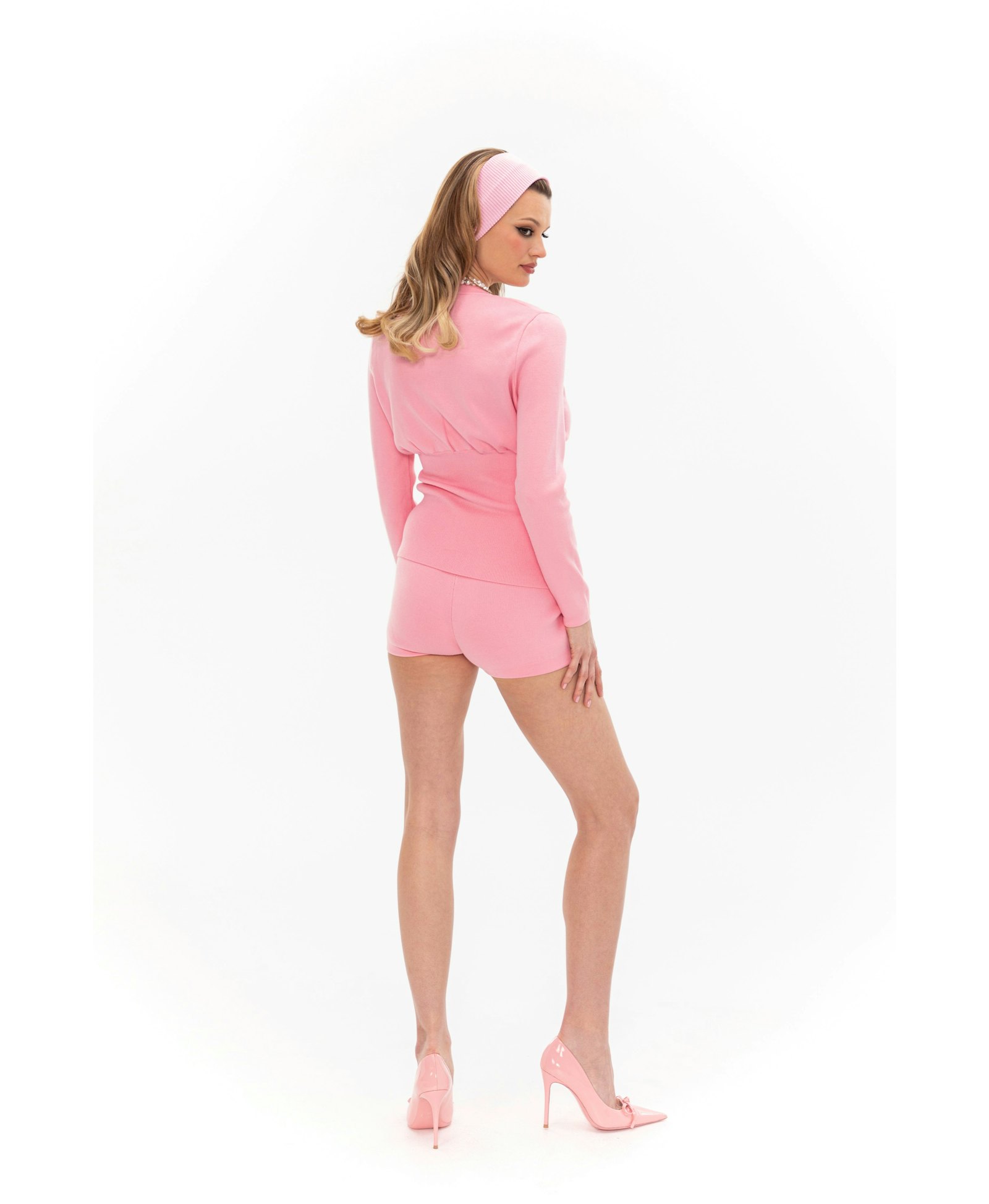 Naomi Knit Set (Pink) made by Nana Jacqueline