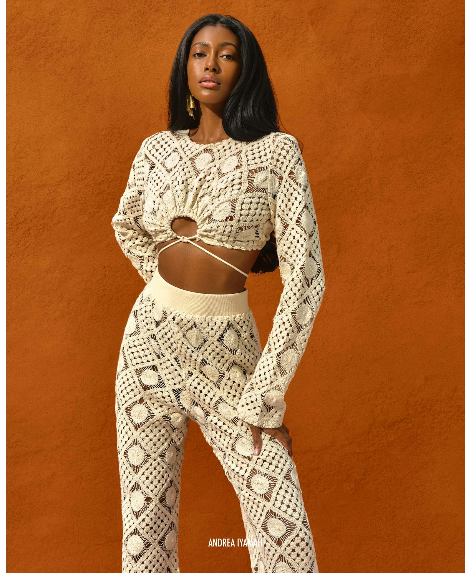 HIRA CROCHET TOP made by Andrea Iyamah