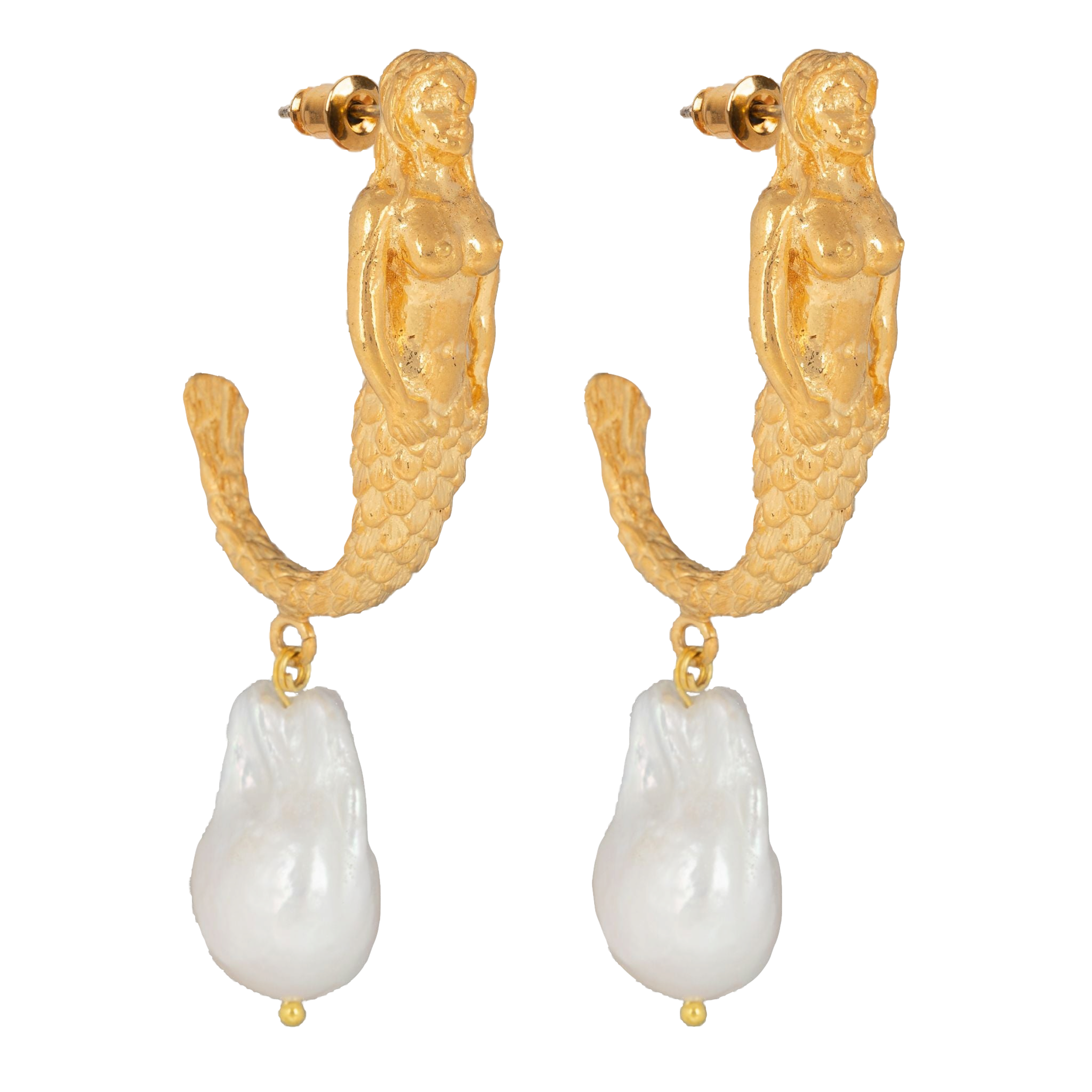 Christie Nicolaides Sirene Earrings In Gold