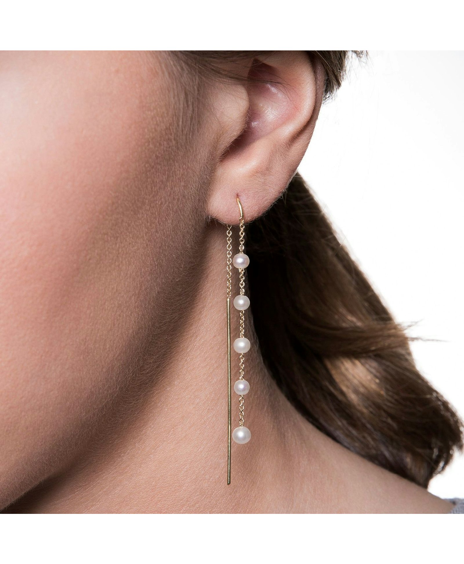 PENDIENTE BALANCE FIVE DROPS made by Gold & Roses