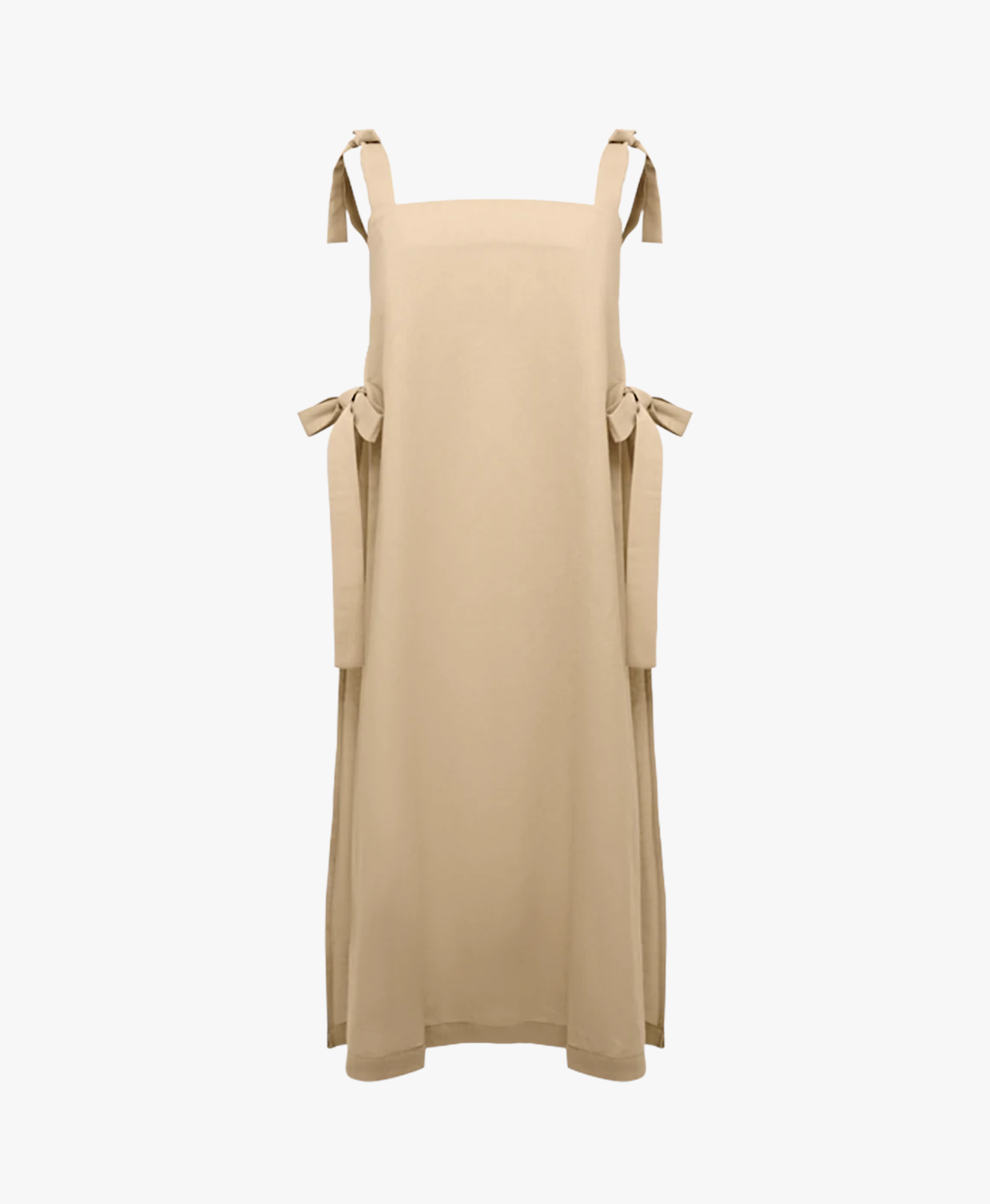 Afo Cream Shirt Dress made by Andrea Iyamah