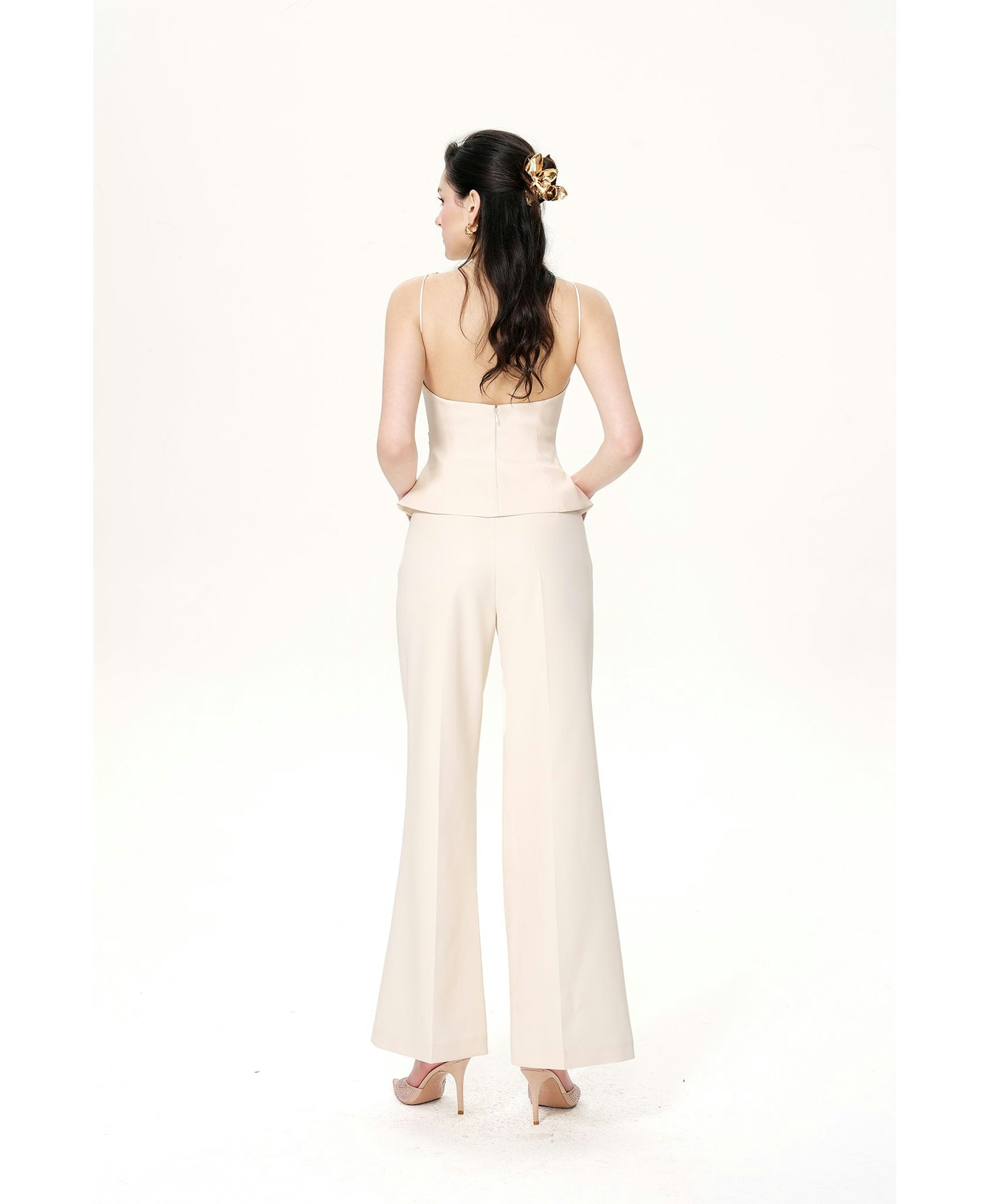 Selena Pants (White) made by Nana Jacqueline